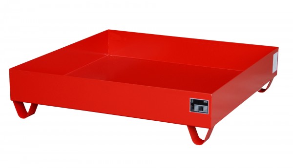 AW 2030, lackiert - feuerrot 1200x1200x285mm, 230 Liter