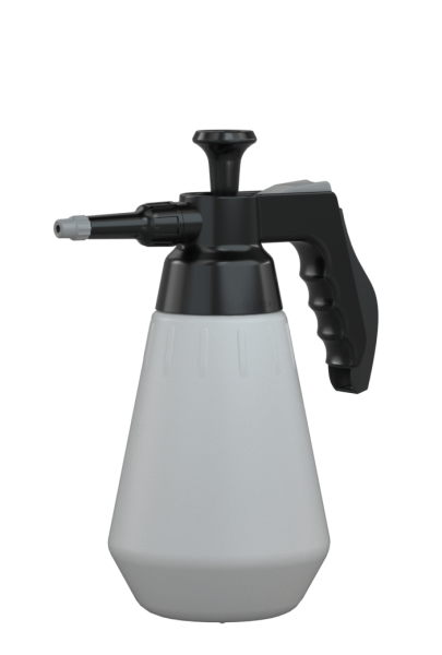 Druckpumpzerstäuber Profi 1,5L, PP, expert-FKM, grau/schwarz, ErgoGrip Behälter PE-HD weiß, Sprühkop