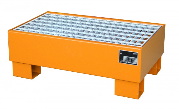 AW 60-1/M, lackiert - gelborange 800x500x290mm, 2 x 60-l-Fässer, 61 Liter