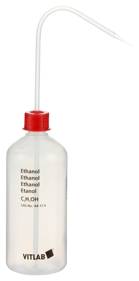 Produktbild von Kanister-vertrieb® 10x 50 Ml Spritzflasche – LDPE, Rund, Mit Steigrohr & Schraubverschluss, Inkl. Etiketten, Lebensmittelecht