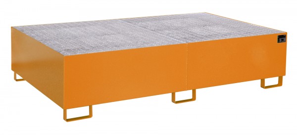 RW-GR 2200-2, lackiert - gelborange 2150x1300x505mm, Trägerlänge 2200mm, 1000 Liter