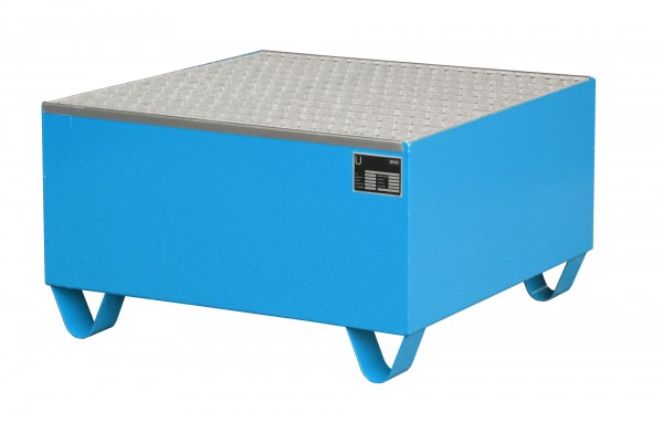 AW 2002, lackiert - lichtblau 800x800x460mm, 1 x 200-l-Fass, 203 Liter