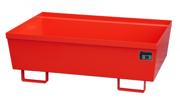 AO-2, lackiert - feuerrot 1200x800x415mm, 246 Liter