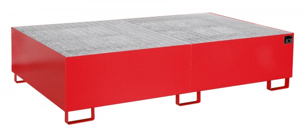 RW-GR 2200-2, lackiert - feuerrot 2150x1300x505mm, Trägerlänge 2200mm, 1000 Liter