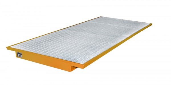 EHW 3300, lackiert - gelborange 3250x1250/915x110mm, Trägerlänge 3300mm, 200 Liter