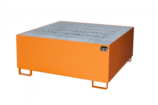 AW 1000, lackiert - gelborange 1460x1460x620mm, 1 x 1000-l-IBC, 1000 Liter