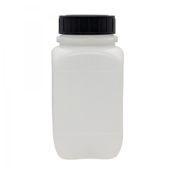 Weithalsflasche natur vierk, 1500 ml schw. Schraubverschluss