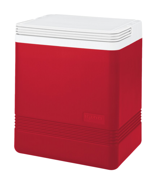 Kühlbox Igloo Legend 24, Volumen 16 Ltr., Farbe ROT inkl. Tragegriff 34 x 25 x 39 cm