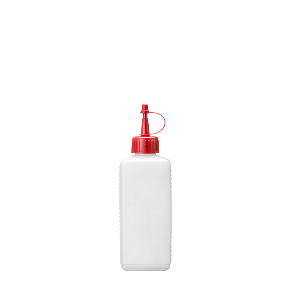 Vierkantflasche 2,5 L HDPE natur | ND60 rechteckig
