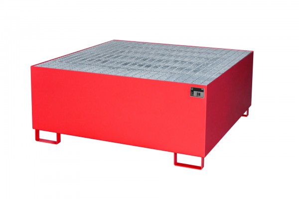 AW 1000, lackiert - feuerrot 1460x1460x620mm, 1 x 1000-l-IBC, 1000 Liter