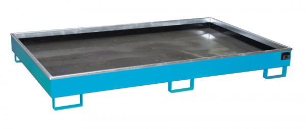 RW 2200-2 PE, lackiert - lichtblau 2165x1315x510mm, Trägerlänge 2200mm, 1000 Liter