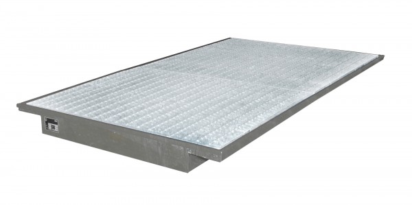 EHW 2200, feuerverzinkt 2150x1250/915x140mm, Trägerlänge 2200mm, 200 Liter