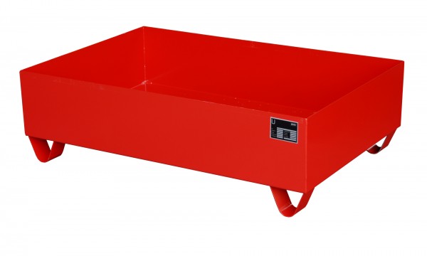 AW 2016, lackiert - feuerrot 1200x800x360mm, 224 Liter