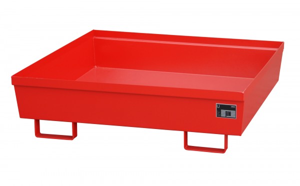 AO-4/A, lackiert - feuerrot 1200x1200x335mm, 280 Liter