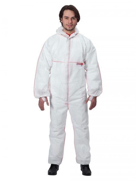 MULTI TEC Overall weiß, Größe XXL CE-CAT III, Typ 5+6, EN 1149-1